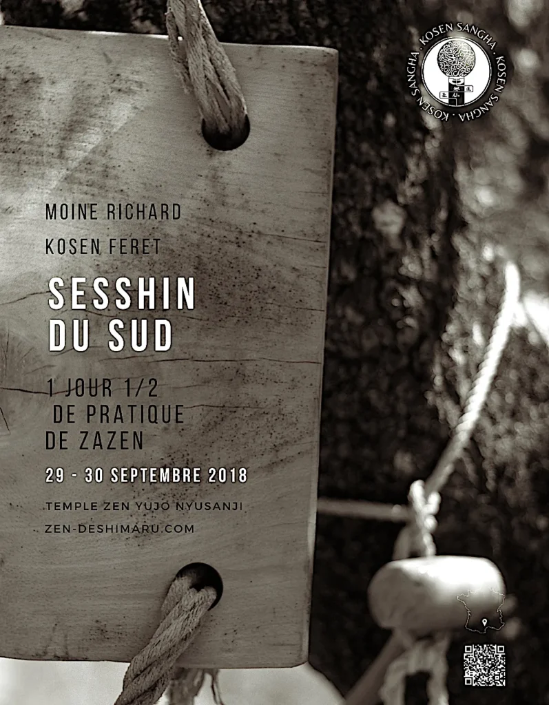 2018 Sesshin du sud