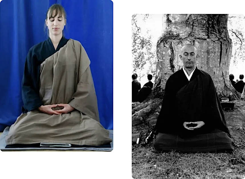 maitre kosen postures zazen